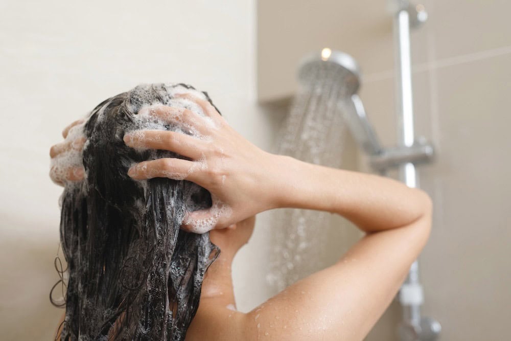 Avoid scrubbing the hair excessively. 