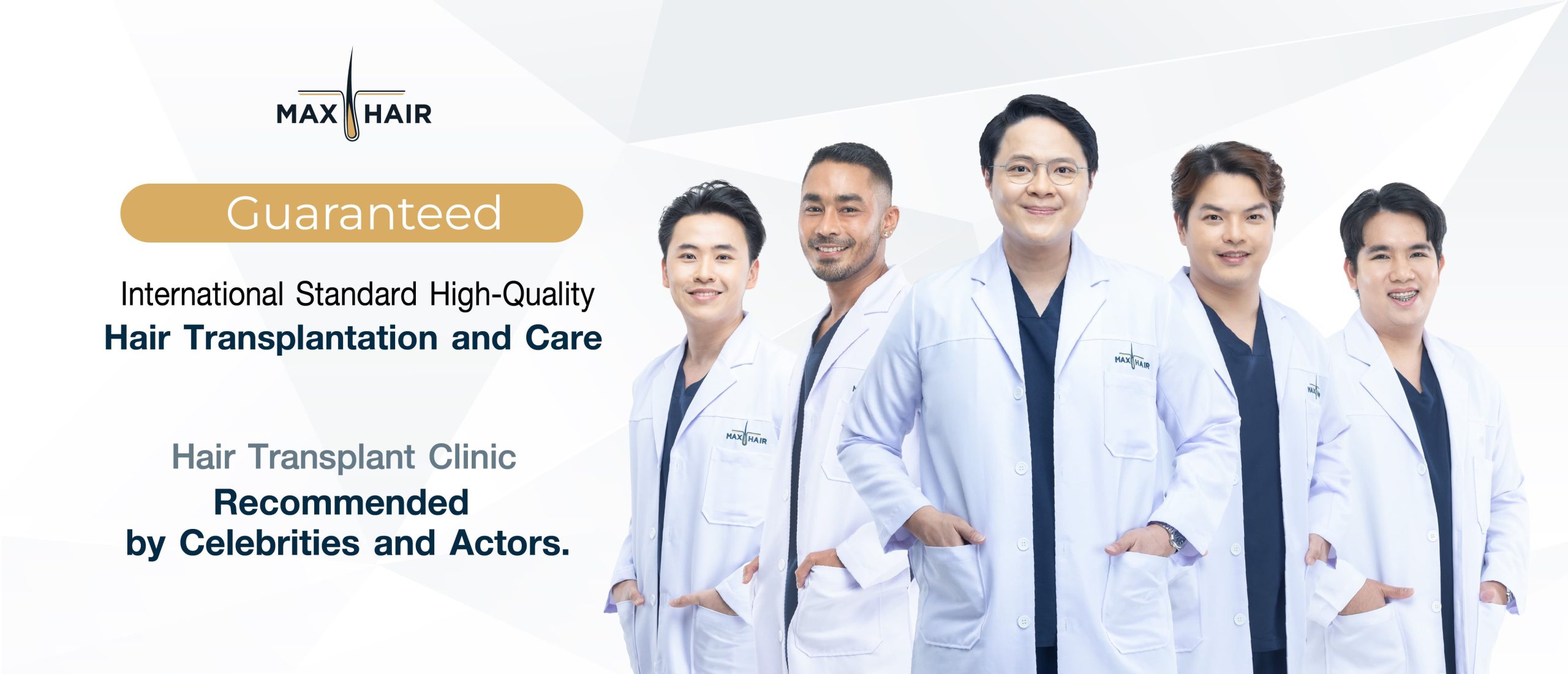 The qualified hair transplant doctors at Max Hair Clinic.